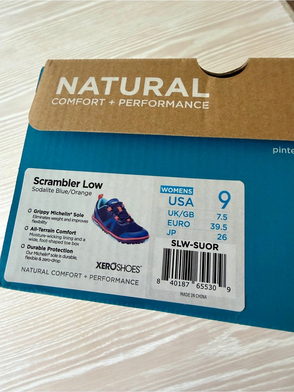 XERO Scrambler Low - blue and orange. Women’s 9 - Picture 6 of 6